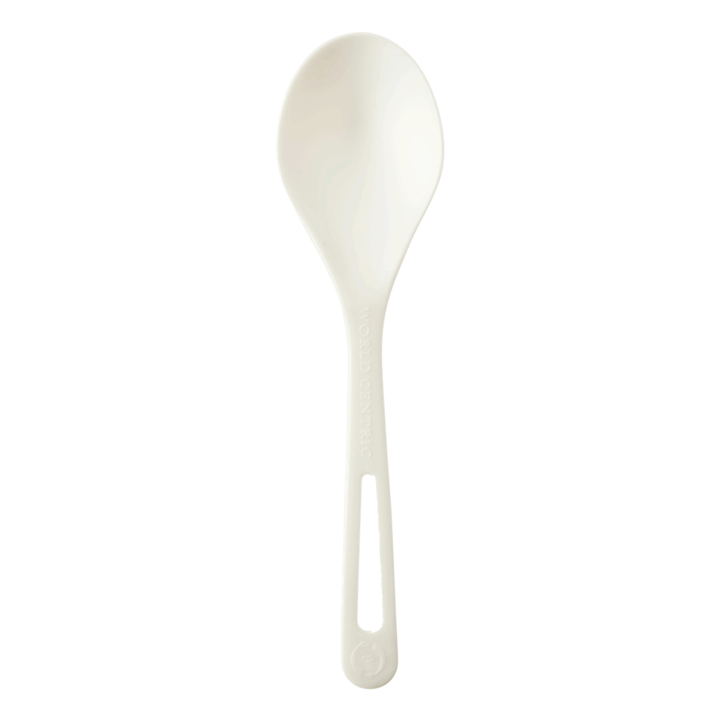 [SO-PS-B] 6" TPLA Soup Spoon Compostable