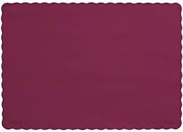 [PLMTBU10X14] Placemat Burgundy Paper 10x14"