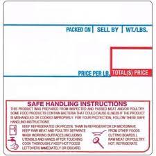 Label UPC Safe Handling SS1001 500/Roll