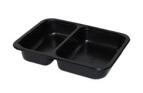 Container Rect 2 Comp 15.5/11.5 oz Closeout CPET