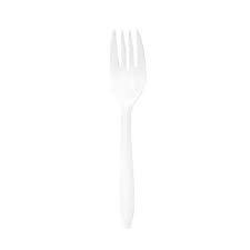 Fork Medium Weight Bulk White