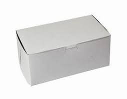 9x5x4" Cake Box White Clay