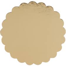 6" Cake Circle Gold