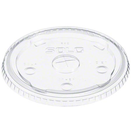 Lid Clear Straw Slot PET for 44P