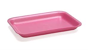 Foam Tray 4PR 4D Rose 9.37x7.25x1.25"