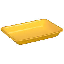 Foam Tray 3P 3PP Yellow 8.63x6.38x1.25"