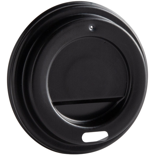 4 oz Black Hot Paper Cup Dome Lid