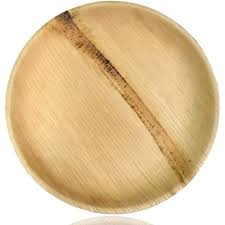 10" Palm Leaf Plate Round Compostable