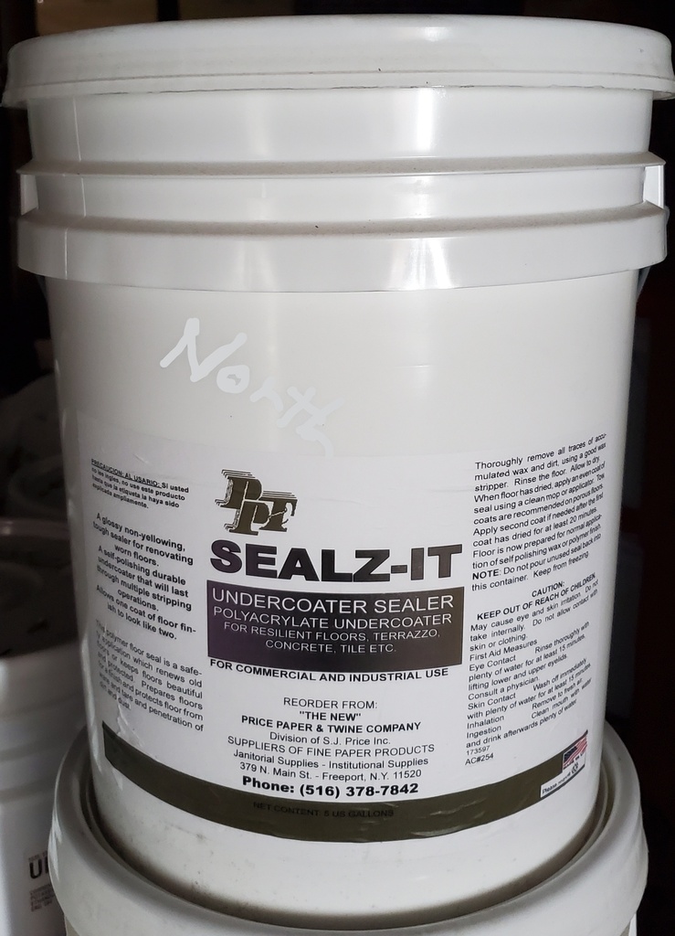 Floor Sealer Drum Sealz-It 5 Gallon Closeout