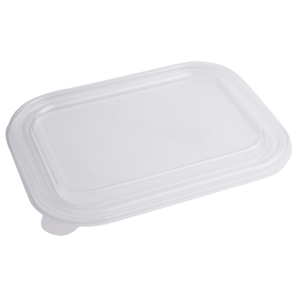 Lid PLA Clear for 10x7.5 Fiber Containers Closeout