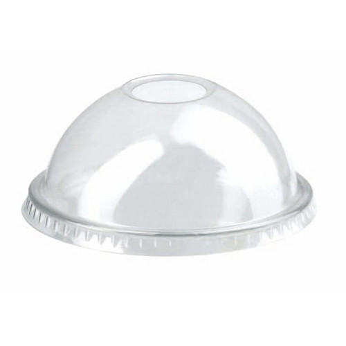 Lid Dome Small Hole 98 mm PET White/Green Box Closeout
