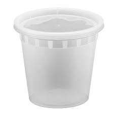 24 oz Heavy Deli Container Combo PP