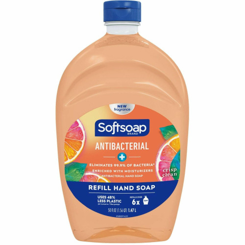 Softsoap Hand Soap 50 oz Antibacterial Crisp Clean