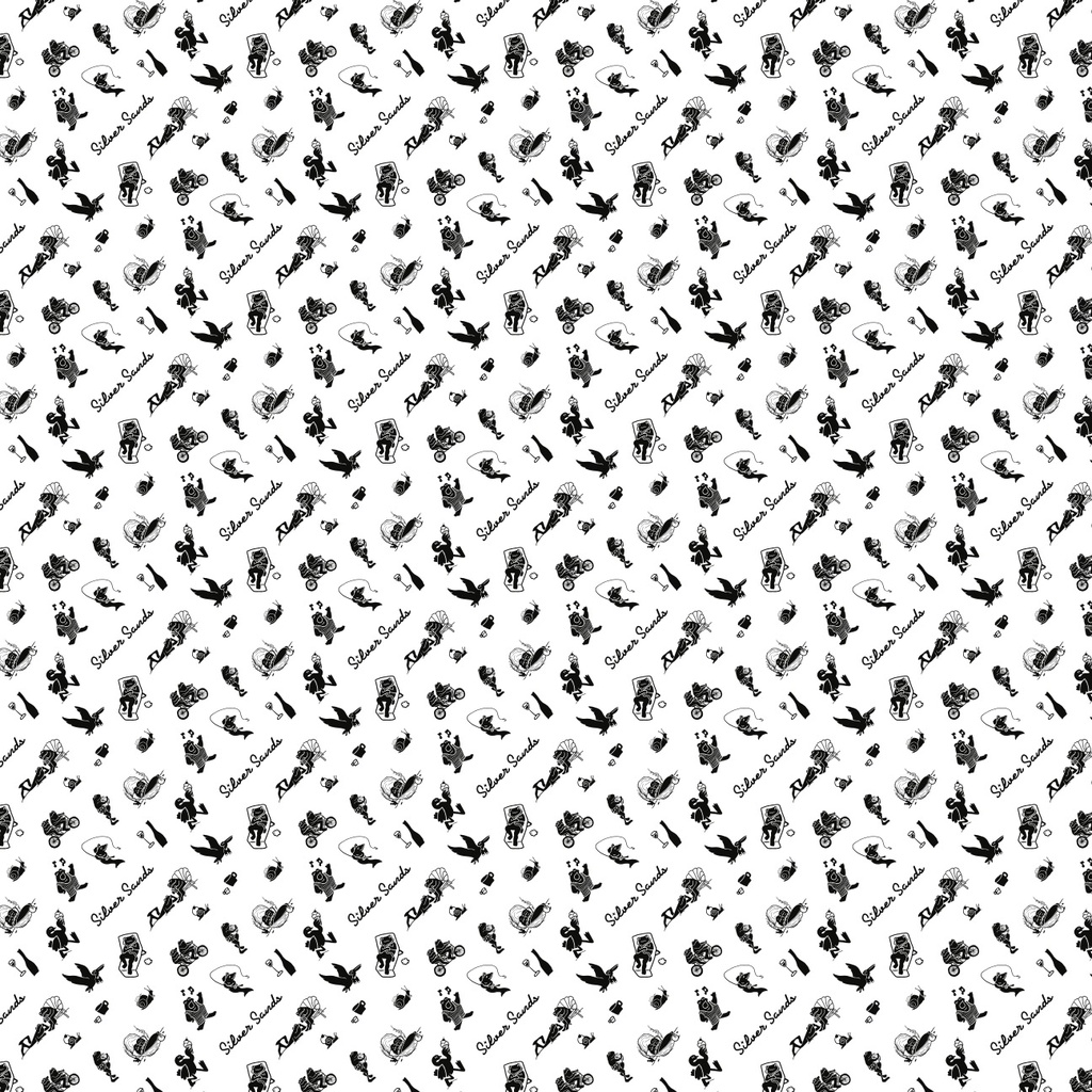 12x12" Greaseproof Sheet Silver Sands Print