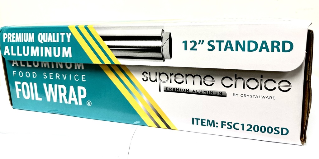 12" Standard Aluminum Foil Roll