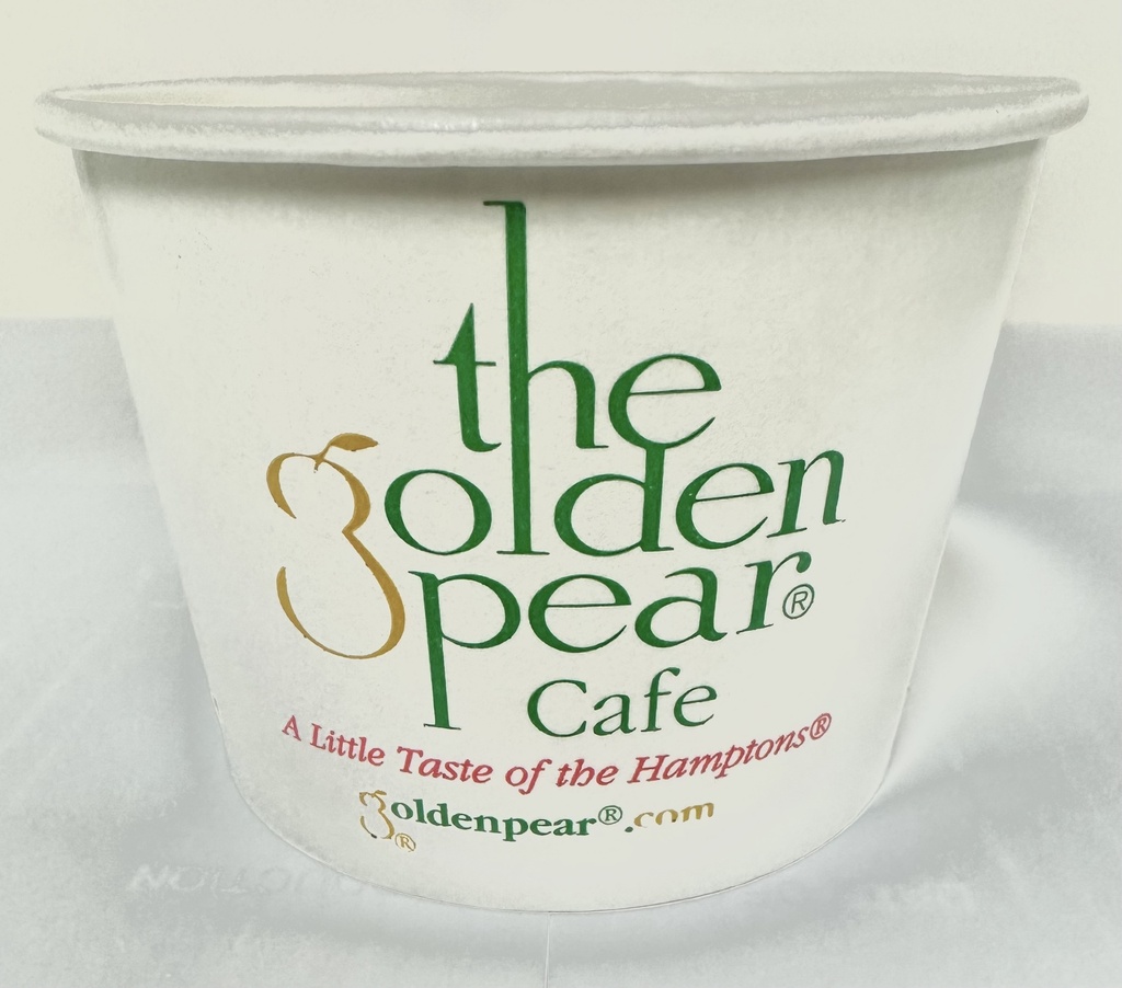 12 oz Paper Soup Cup Golden Pear Print