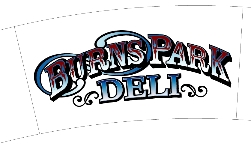 Coffee Sleeve Burns Park Deli Print