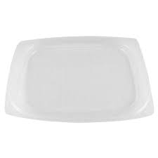 Lid for 8 oz Rectangular Deli Container PLA Clear