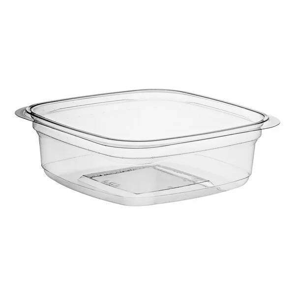 8 oz Square Deli Container RPET
