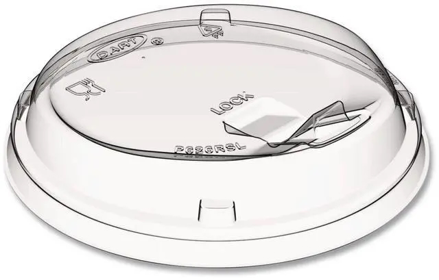 Lid Dome Sip Thru Reclosable Clear Solo Brand Fits 12/14 - 24 oz PET Cups