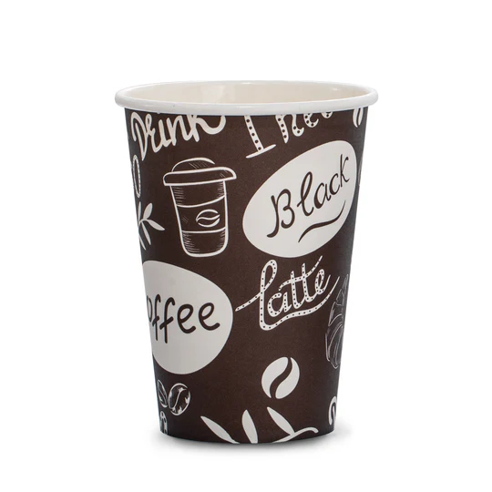 20 oz Hot Cup Mocha Design
