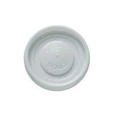 Lid Dome Sipper White 63 mm for 4 oz Paper Cups