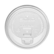 [AL316RC] Lid Solo Dome White Reclosable for Hot Paper Cups