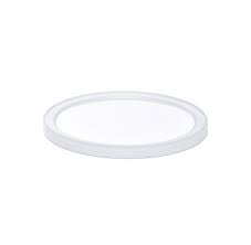[L86] Lid White 4 5 lb for 64 84 128 oz Tubs LLDPE