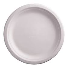 [9RP] 9" Plate Round Bagasse Compostable