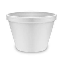 [8SJ12] 8 oz Squat Cup White Foam Closeout
