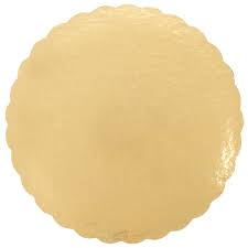 [8GOLD-SPEC] 8" Cake Circle Gold Scalloped