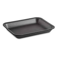 [4PRBLACK] Foam Tray 4PR 4D Black 9.37x7.25x1.25"