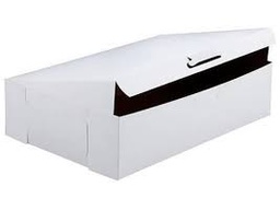 [18145CLAY] 1/2 Sheet 18x14x5" Cake Box White Clay