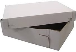 [181452CBC] Cake Box Half Sheet Corrugated 2 pc 18x14x5"