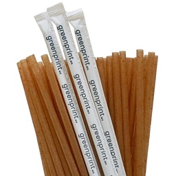 [8STRAWAGAVENAT] 8" Natural Agave Straw Wrapped SNA21W 6 mm