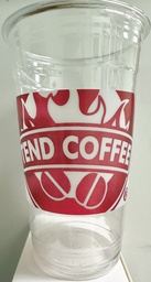 [TEND-PTC24] 24 oz Tend Print Clear Plastic Cup