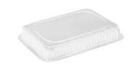[LID-47] Lid Dome Clear for 1.5 lb Deep Oblong Aluminum Pan 747