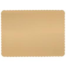 [GOLDF] 25.5x17.5" Cake Board Gold Full Sheet Corrugated Double Wall
