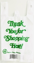 [FABRIC-BAG] 1/6 Reusable T-Shirt Bag 12x7x22" Non-Woven PP