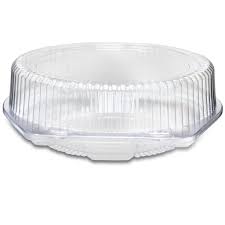 [LBH-992-SPEC] 9" Deep Hinged Clear Pie Container High Dome