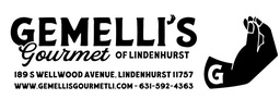 [15MF-GEMELLIS] 15" MF Roll Paper Gemelli's of Lindenhurst Burgundy