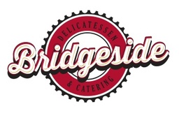 [15MF-AMIAS-BRIDGESIDE] 15" MF Roll Paper Amia's/Bridgeside Deli Print Red