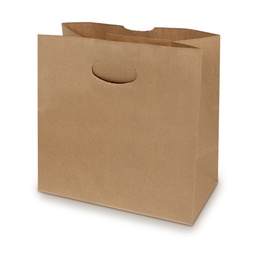 [18077] 11x6x11" Bag Handle Die Cut Kraft