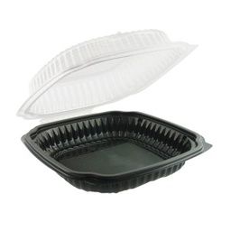 [CL8811] 8x8x2.5" Black Hinged Container