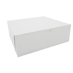 [12125CB] 12x12x5.5" Cake Box White Clay
