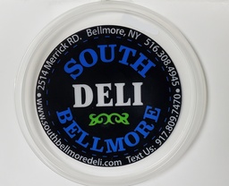[PL-SOUTH BELLMORE] Lid Deli Container South Bellmore Print RDTFL Closeout
